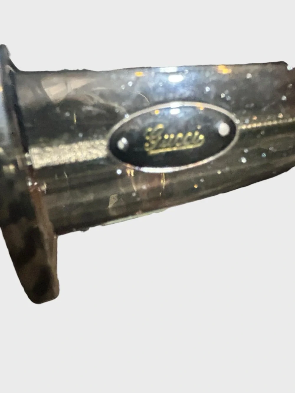 Gucci Butterfly GG 2932/S Black Glitter Grey Sunglasses - Picture 6 of 11